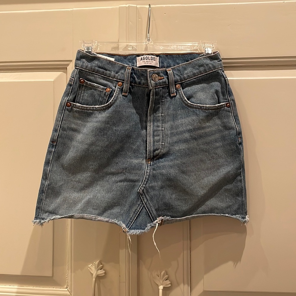 AGolde Jean skirt